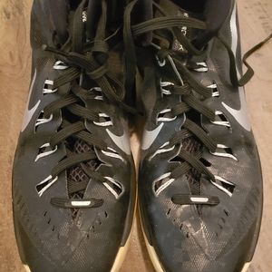 Nike hyperdunk black and gray size 14